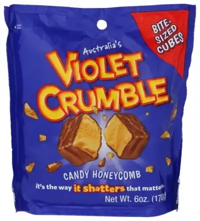 Violet Crumble Chocolate Cubes Bite Szd