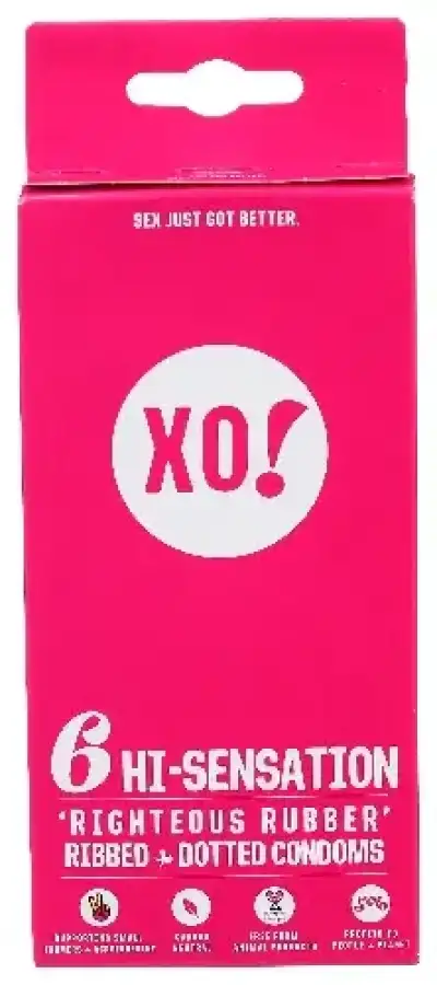 Xo Condoms Hisensation Rbbr