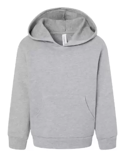 BELLA + CANVAS 3719T Toddler Sponge Fleece Pullover Hoodie Sweatshirt 2 Pack