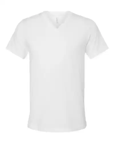 BELLA + CANVAS 3005CVC Unisex Heather CVC V-Neck Tee 2 Pack