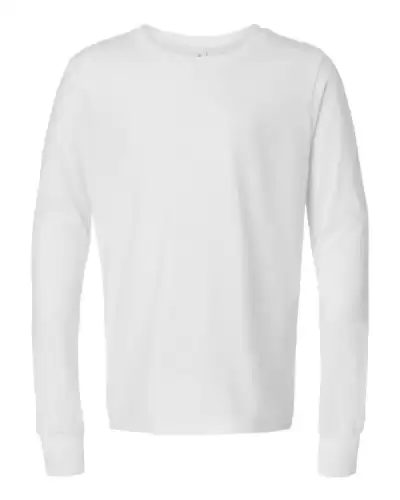 BELLA + CANVAS 3513Y Youth Triblend Long Sleeve Tee 2 Pack
