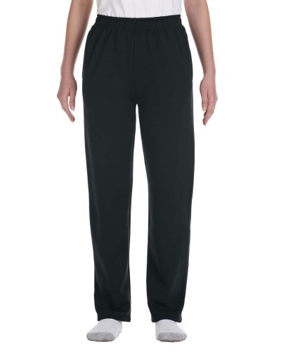 Jerzees 974Y Youth 50/50 NuBlend Open-Bottom Fleece Sweatpants