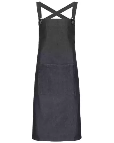 Artisan Collection by Reprime RP129 Cross Back Barista Bib Apron 2 Pack