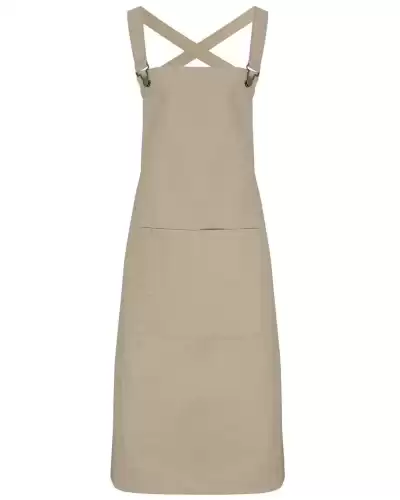 Artisan Collection by Reprime RP129 Cross Back Barista Bib Apron 2 Pack