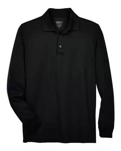 Core 365 88192T Men's Tall Pinnacle Performance Long Sleeve Piqu? Polo 2 Pack