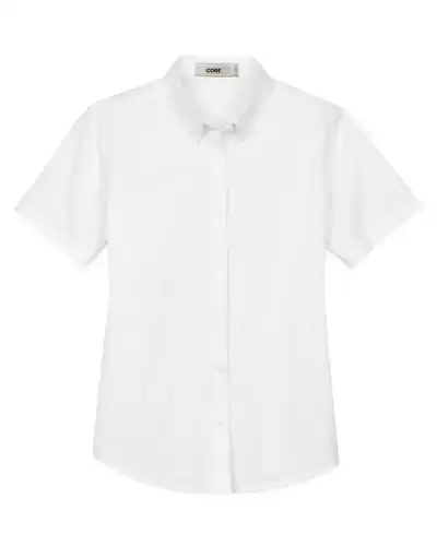 Core 365 78194 Women's Optimum Short Sleeve Twill Shirt 2 Pack
