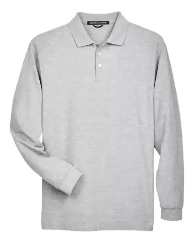 Devon & Jones D110 Men's Pima Piqu? Long Sleeve Polo 2 Pack