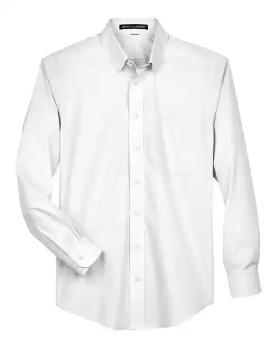 Devon & Jones D620T Men's Tall Crown Collection? Broadcloth Woven Dress Shirt 2 Pack
