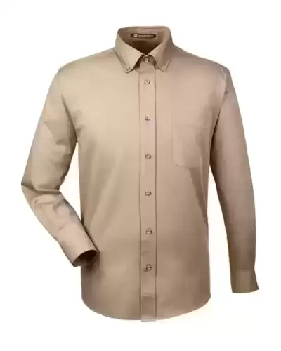 Harriton M500 Men's Easy Blend? Twill?Shirt 2 Pack