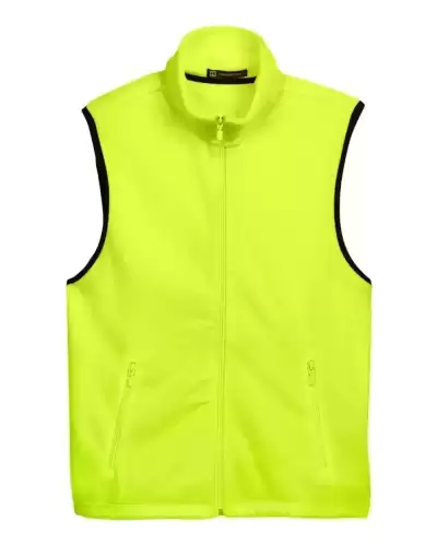 Harriton M985 Unisex Fleece Full-Zip Vest 2 Pack