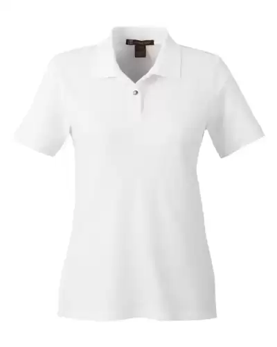 Harriton M200W Women's Cotton Polo 2 Pack