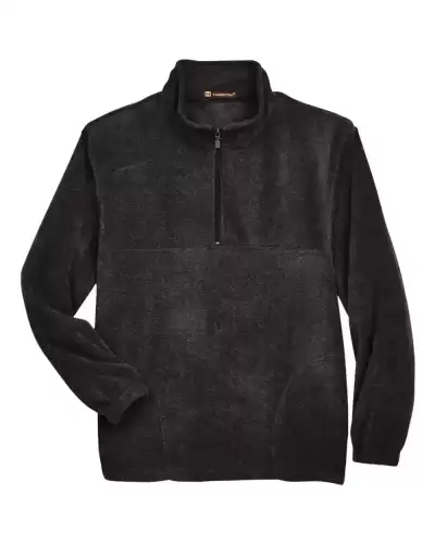 Harriton M980 Men's Fleece Quarter-Zip Pullover 2 Pack