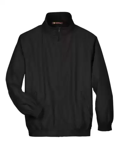 Harriton M740 Unisex Fleece Lined Nylon Jacket 2 Pack