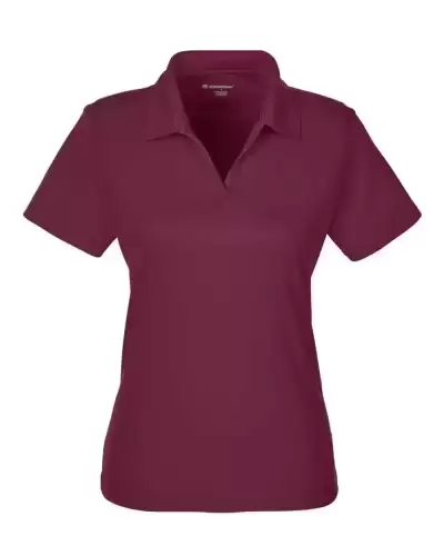 Harriton M353W Women's Double Mesh Polo 2 Pack