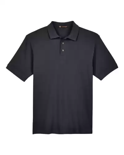 Harriton M200T Men's Tall Cotton Pique Polo 2 Pack