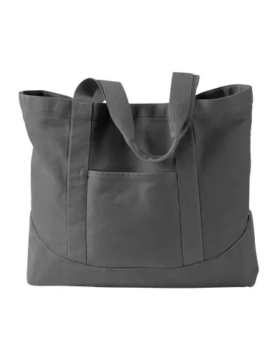Authentic Pigment 1904 14 oz. Pigment-Dyed Large Canvas Tote