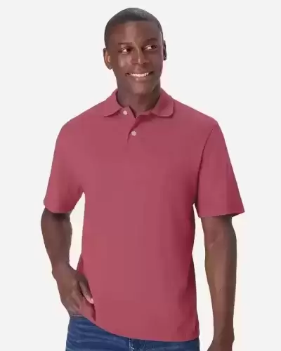 ComfortWash by Hanes GDH116 Men Garment-Dyed Jersey Polo