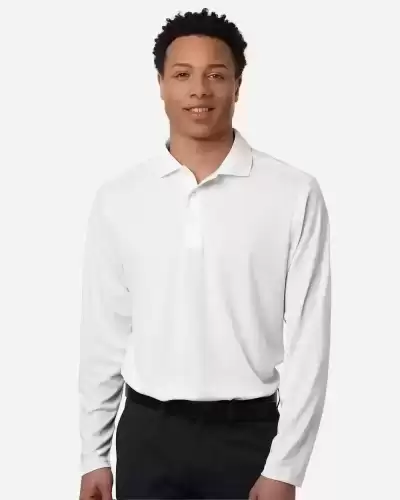 CORE 365 CE108L Men Nova Performance Long Sleeve Pique Polo