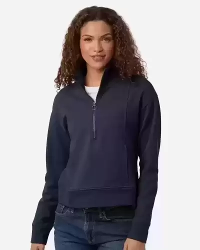 North End NE220W Women Mantra Half-Zip Ottoman Pullover