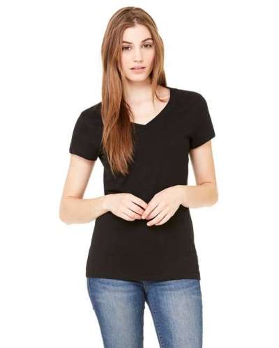 Bella + Canvas B6005 Ladies' Jersey Short-Sleeve V-Neck T-Shirt