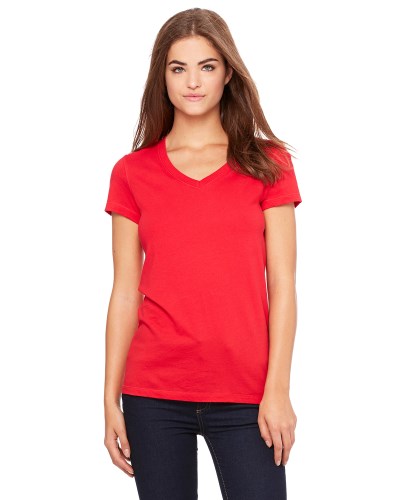 Bella + Canvas B6005 Ladies' Jersey Short-Sleeve V-Neck T-Shirt