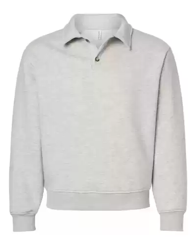 BELLA + CANVAS 4741 Unisex 10 oz Heavyweight Polo Sweatshirt