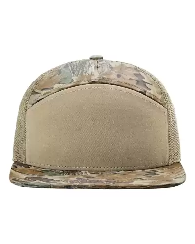 Richardson 168P Printed Seven-Panel Trucker Cap