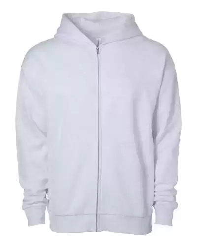 Independent Trading Co IND280ZIP Unisex Avenue Midweight Full-Zip Hooded Sweatshirt