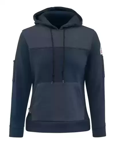 Bulwark SMM5 Women Flame-Resistant Fleece Hooded Sweatshirt