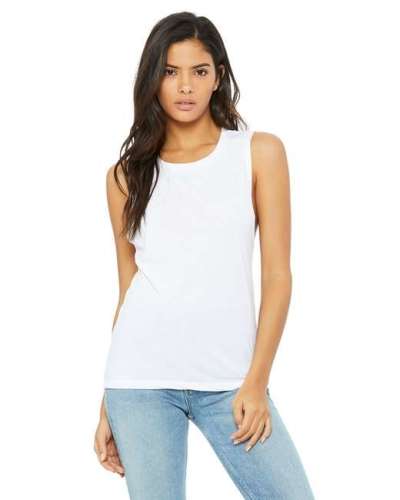 Bella + Canvas Ladies' Flowy Scoop Muscle Tank - B8803