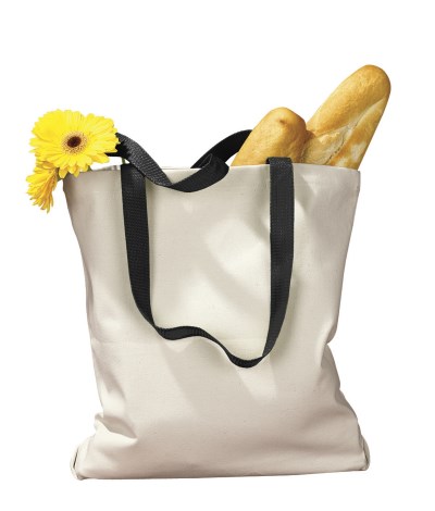 BAGedge BE010 Canvas Tote with Contrasting Handles 12 oz.