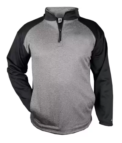 Badger Sport 148400 Sport Heather 1/4 Zip