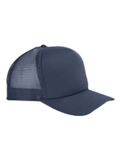 Big Accessories BX010 Cotton 5-Panel Twill Trucker Cap