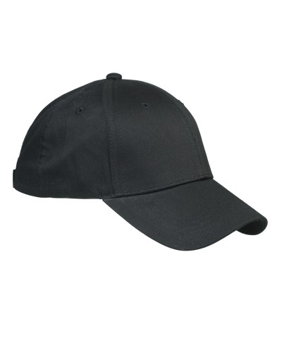 Big Accessories BX020 Cotton 6-Panel Structured Twill Cap