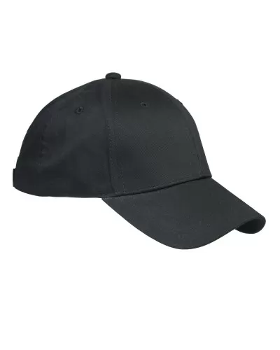 Big Accessories BX020 Cotton 6-Panel Structured Twill Cap