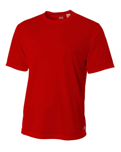 A4 N3252 Men's Birds-Eye Mesh T-Shirt