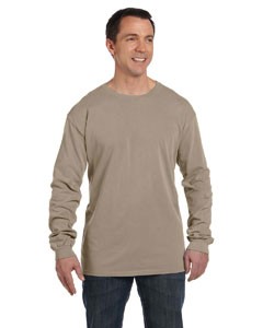 Authentic Pigment 1971 5.6 oz. Pigment-Dyed & Direct-Dyed Ringspun Long-Sleeve T-Shirt