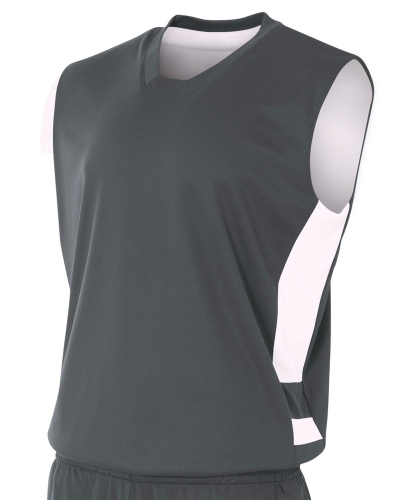 A4 NB2349 Youth Reversible Speedway Muscle Shirt