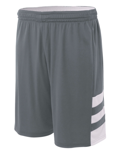 A4 NB5334 Youth 8" Inseam Reversible Speedway Shorts