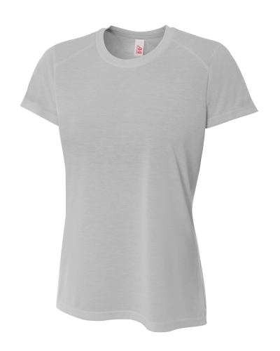 A4 NW3264 Ladies' Shorts Sleeve Spun Poly T-Shirt
