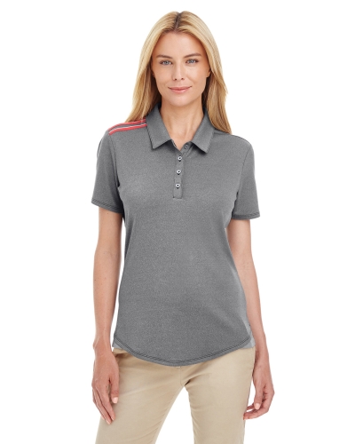 adidas Golf A235 Ladies' 3-Stripes Shoulder Polo