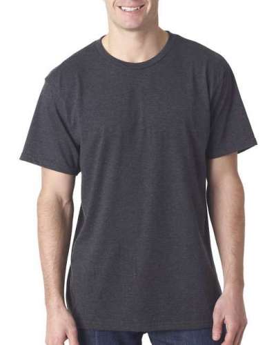 Bayside 5010 Adult Adult Heather Ring-Spun Jersey Tee