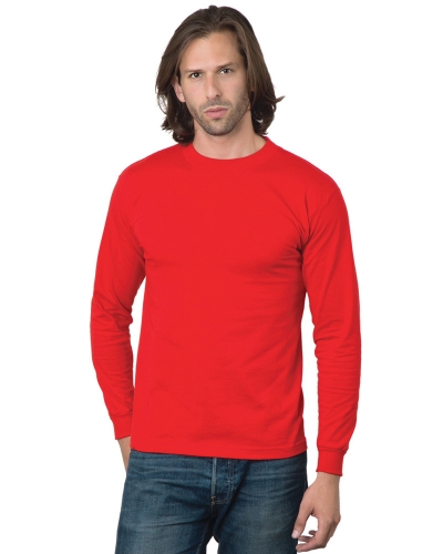 Bayside BA2955 Adult 6.1 oz., Cotton Long Sleeve T-Shirt