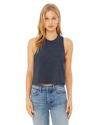 Bella + Canvas 6682 Ladies' Racerback Cropped Tank