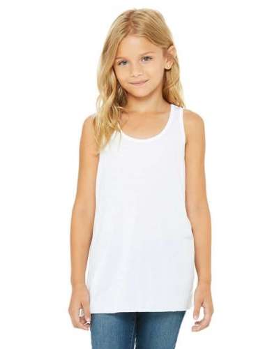 Bella + Canvas B8800Y Youth Flowy Racerback Tank