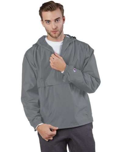 Champion CO200 Adult Packable Anorak 1/4 Zip Jacket