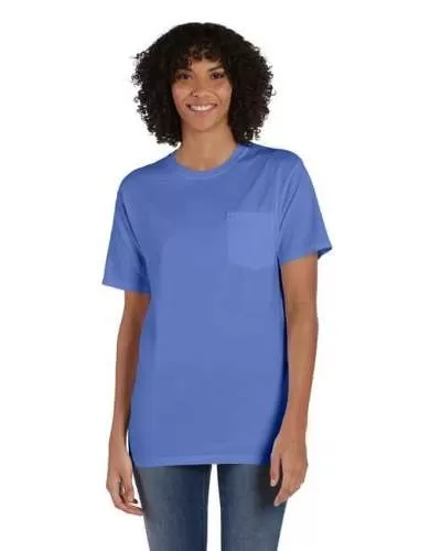 ComfortWash by Hanes GDH150 Unisex 5.5 oz., 100% Ringspun Cotton Garment-Dyed T-Shirt with Pocket