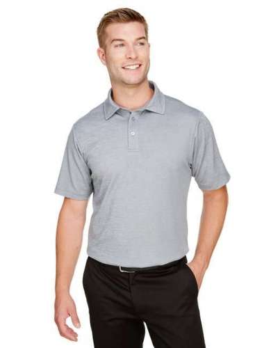 Devon & Jones DG22 CrownLux Performance™ Men's Address Melange Polo