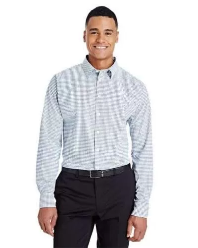 Devon & Jones DG540 CrownLux Performance™ Men's Micro Windowpane Shirt