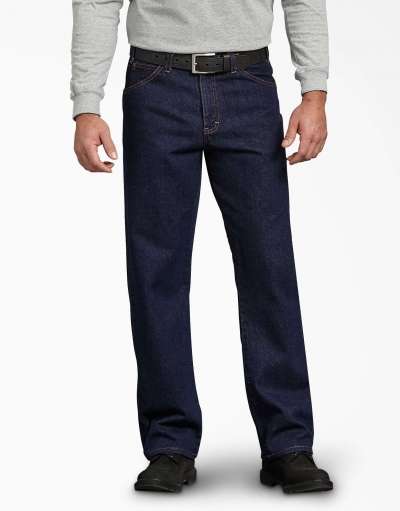 Dickies 9393 Unisex Regular Straight Fit 5-Pocket Denim Jean Pant